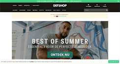 Desktop Screenshot of def-shop.nl